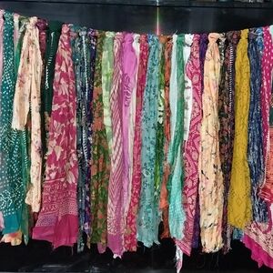 Colorful Bohemian Fabric Garland
